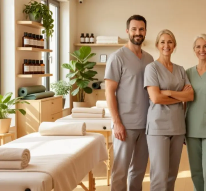 Équipe de thérapeutes professionnels de Leptop Shopsit Massage