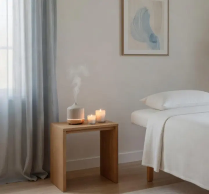 Salle de massage relaxation lumineuse et apaisante chez Leptop Shopsit Massage.